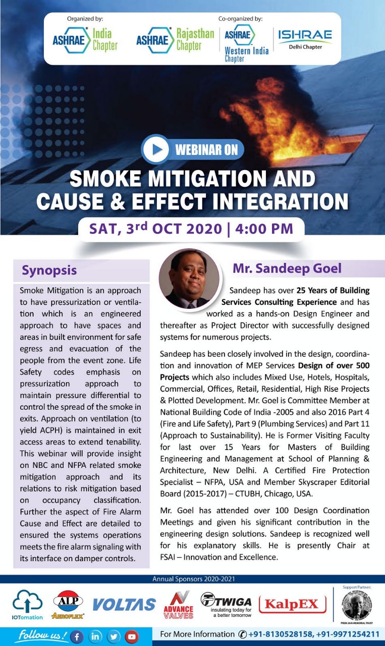 3rd Oct: Smoke Mitigation and cause and effect integration